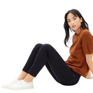 EVERLANE The Side-Zip Stretch Cotton Pant